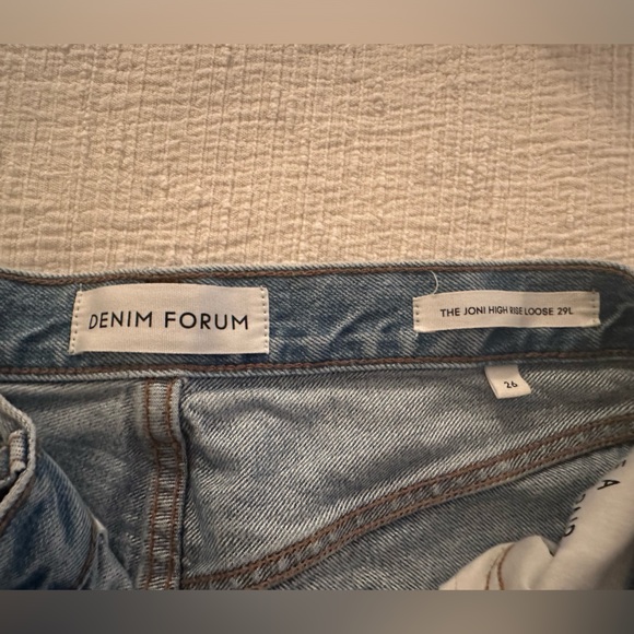 THE JONI HIGH RISE LOOSE 29L denim forum jeans - Picture 2 of 4